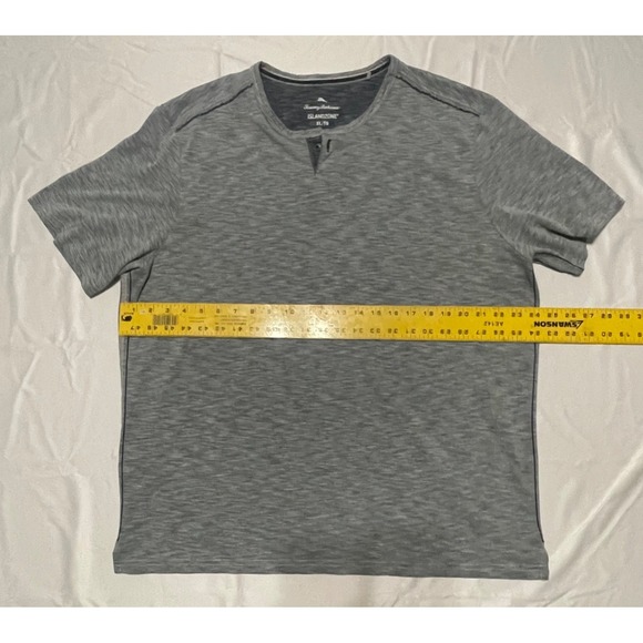 Tommy Bahama Shirt Mens XL Blue IslandZone V Neck Performance Tee Lightweight - Picture 10 of 10